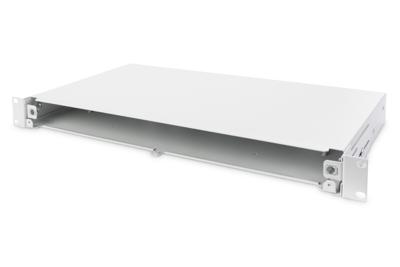 Digitus DN-96200-QL Glasvezel-patchpaneel Zonder connectoren 1 HE Digitus DN-96200-QL Glasvezel-patchpaneel Zonder connectoren 1 HE