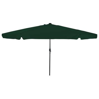 Tuinparasol Groen en Zwart 395 x 395 x 245 cm