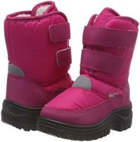 Playshoes snowboots klittenband uni fuchsia Maat - thumbnail