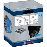 Bosch Accessories Komborstel, staal, getordeerde draad, 75 mm, 0,5 mm, 12.500 omw/min, M 14 1608622029 1 stuk(s) - thumbnail