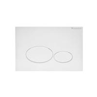 Wiesbaden Bedieningsplaat voor Geberit UP320 24,6x16,4 cm Glanzend Wit - thumbnail