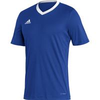 adidas Entrada 22 Voetbalshirt Blauw Wit - thumbnail
