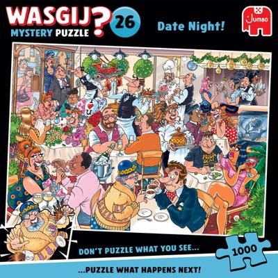 Jumbo Wasgij mystery 26 legpuzzel - date night!, 1000st. - thumbnail
