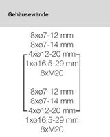 Hensel 6100227 KV 2536 Kleine verdeelkast Opbouw (op muur) Aantal groepen: 36 Aantal rijen: 2 Inhoud: 1 stuk(s) - thumbnail