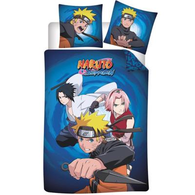Naruto - 1 Persoons Dekbedovertrek (140cm x 200cm)