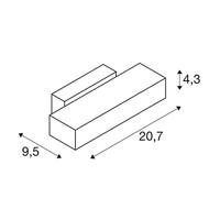 SLV UplighterAndreas 20cm wit - 1002925 - thumbnail
