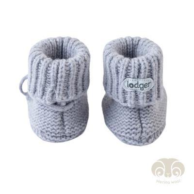 Lodger babyslofjes Merino Wol Drizzle