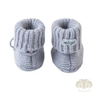 Lodger babyslofjes Merino Wol Drizzle - thumbnail