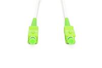 Digitus DK-2922A-10-SCA-SX Glasvezel Optische vezel, Glasvezel Aansluitkabel 10000 cm Wit, Groen, Limoengroen, Lime Green [1x SC APC-stekker - 1x SC - thumbnail