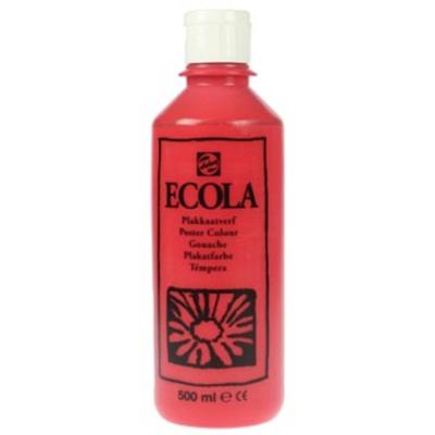 Talens Ecola plakkaatverf flacon van 500 ml, scharlaken