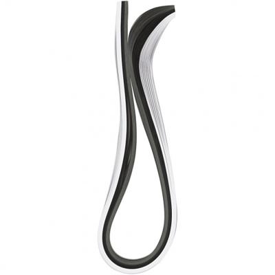 Creativ Company Quilling stroken, l: 78 cm, b: 5 mm, 120 gr, zwart, grijs, wit, 100 stuk/ 1 doos