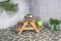 Luxe kinderpicknicktafel geimpregneerd - thumbnail