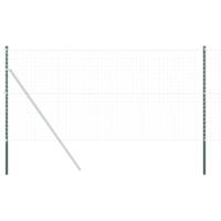 Hekpalen 12 pcs Groen 180 cm Poedergecoat staal - thumbnail