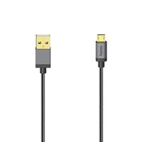 Hama Micro-USB-kabel USB 2.0 480 Mbit/s Metaal 0,75 M - thumbnail