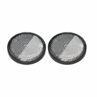 Pro+ Reflector wit 58mm zelfklevend met grondplaat 2 stuks in blister - thumbnail