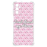 Samsung Galaxy M13 4G | M23 Anti Shock Case Flowers Pink DTMP - thumbnail