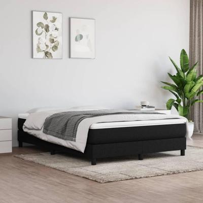 Pocketveringmatras 140x200x20 cm stof zwart Pocketveringmatras 140x200x20 cm stof zwart
