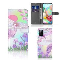 Samsung Galaxy A71 | Telefoonhoesje | Met pasjeshouder | Bird - thumbnail