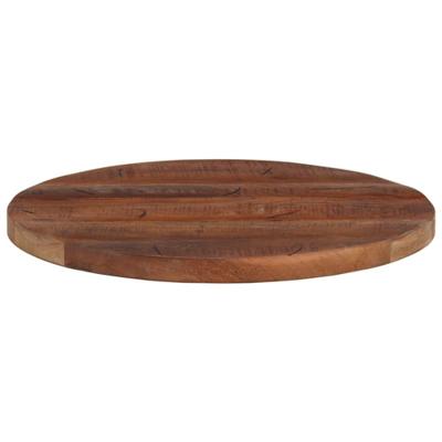 Tafelblad rond Ø 40x2,5 cm massief gerecycled hout