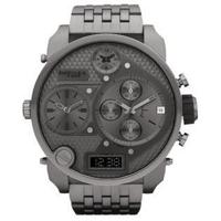 Diesel heren DZ7247 &apos;Mr Daddy&apos; grijs oversized chronograaf roestvrij stalen horloge - thumbnail