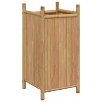 Plantenbak 40x40x80 cm bamboe - thumbnail