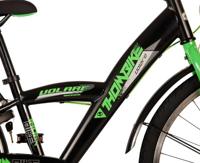 Volare thombike kinderfiets - jongens - 24 inch - zwart groen - twee handremmen - thumbnail