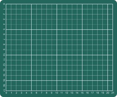 Snijmat a5 230x190mm groen Snijmat a5 230x190mm groen