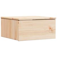 Wandbevestigde nachttafel 2 pcs Bruin 37 x 35 x 18,5 cm - thumbnail