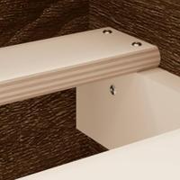 Bedframe hoofd- en voeteneinde bruin eikenkleur 140x200 cm - thumbnail