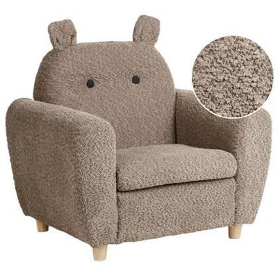 Beliani - MARIBO - Kinderfauteuil - Bruin - Bouclé