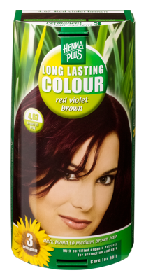 Hennaplus Long Lasting Colour 4.67 Red Violet Brown