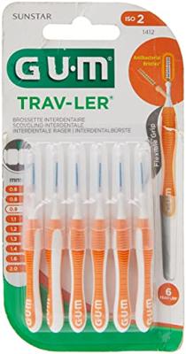 GUM Trav-ler rager 0.9 mm (oranje) 6 Stuks