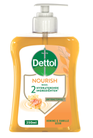 Dettol handzeep Nourish, honing en vanille, flacon van 250 ml - thumbnail