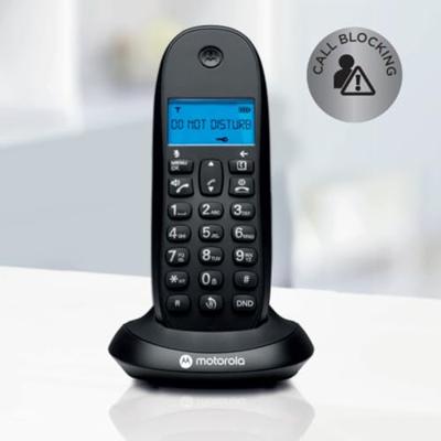 Draadloze telefoon Motorola 107C1001CB+ Zwart - thumbnail