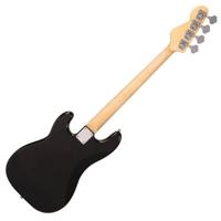 Vintage V40BLK Coaster Series Gloss Black elektrische basgitaar - thumbnail