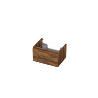 INK - Onderkast 1 Lade Greeploos met Houten Keerlijst - 600x450x350 Mm - Noten - thumbnail