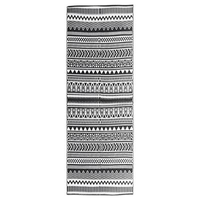 VidaXL Buitenkleed arakil 80x250 cm polypropeen zwart