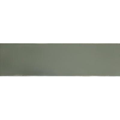 Wandtegel Tebe Vintage 7.5x30 cm Mat Olijf Groen Tebe