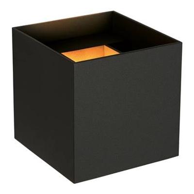 Lucide AXI - Wandspot / Wandlamp Badkamer - LED - 2x7W 2700K - IP54 - Verstelbare stralingshoek - Zwart