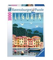 Ravensburger puzzel postcard from Liguria 1000 stukjes - thumbnail