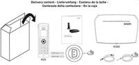 Snom M325 Single Cell DECT IP-pakket, draadloze set, DECT IP-telefoon + basisstation (M300-M25 basisstation en de handset-pakket, tot 20 handsets, maximaal 5 parallelle gesprekken), Zwart, 00003955 - thumbnail