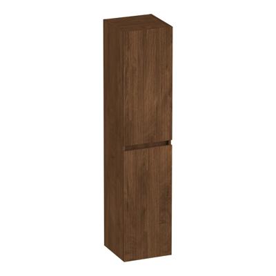 Brauer Joy - Wavy - Hoge Kast - 160 cm - 2 Deuren - Greeploos - Links of Rechtsdraaiend - Forest Cacao