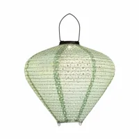 Lampion 33 x 29 cm Sage Groen Marrakesh solar Anna's Collection - Annas collection - thumbnail