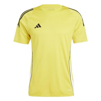 adidas Tiro 24 Trainingsshirt Geel Zwart Wit adidas Tiro 24 Trainingsshirt Geel Zwart Wit