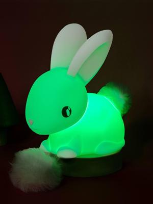 Nachtlampje met aanraaksensor Cotton het konijn DHINK wit Nachtlampje met aanraaksensor Cotton het konijn DHINK wit