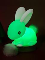 Nachtlampje met aanraaksensor Cotton het konijn DHINK wit - thumbnail