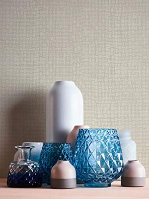 Noordwand behang couleurs & matières wicker natural beige gebroken wit
