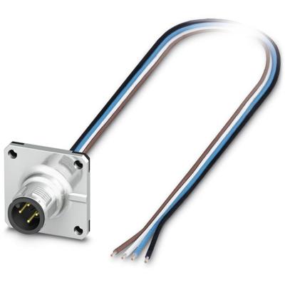 Phoenix Contact 1419784 Sensor/actuator inbouwconnector M12 Aantal polen (sensoren): 4 Stekker, inbouw 0.50 m 1 stuk(s) Phoenix Contact 1419784 Sensor/actuator inbouwconnector M12 Aantal polen (sensoren): 4 Stekker, inbouw 0.50 m 1 stuk(s)