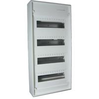 Hager VA48CN Distributiekast Opbouw (op muur) Aantal groepen: 48 Aantal rijen: 4 Inhoud: 1 stuk(s) - thumbnail