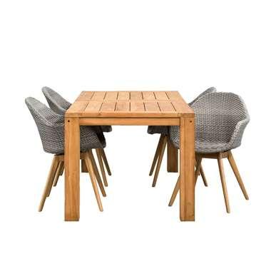 Le Sud tuinset Abruzzo Antibes V2 - lichtgrijs - 5-delig